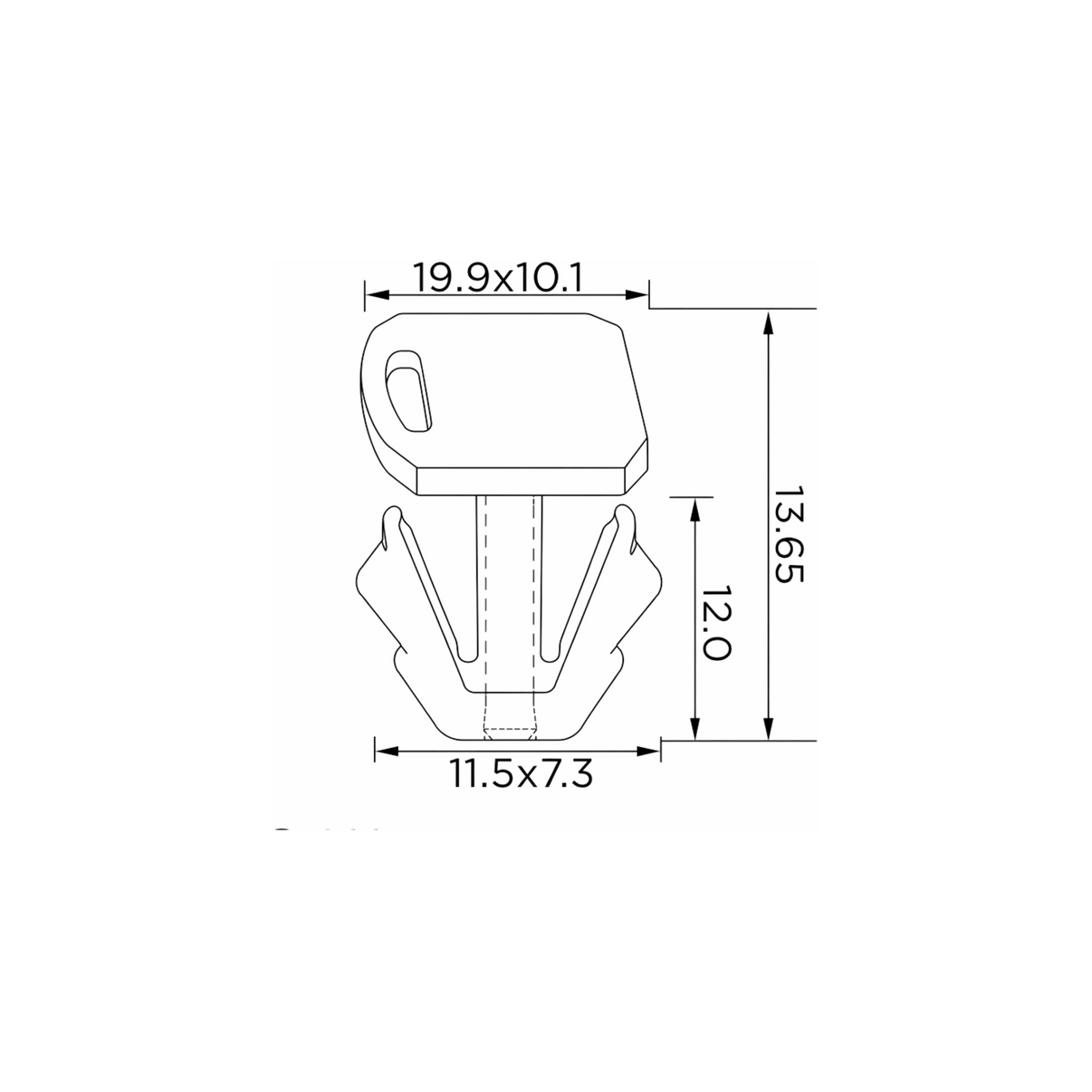 Fästclips Porsche Cayenne – 10-pack