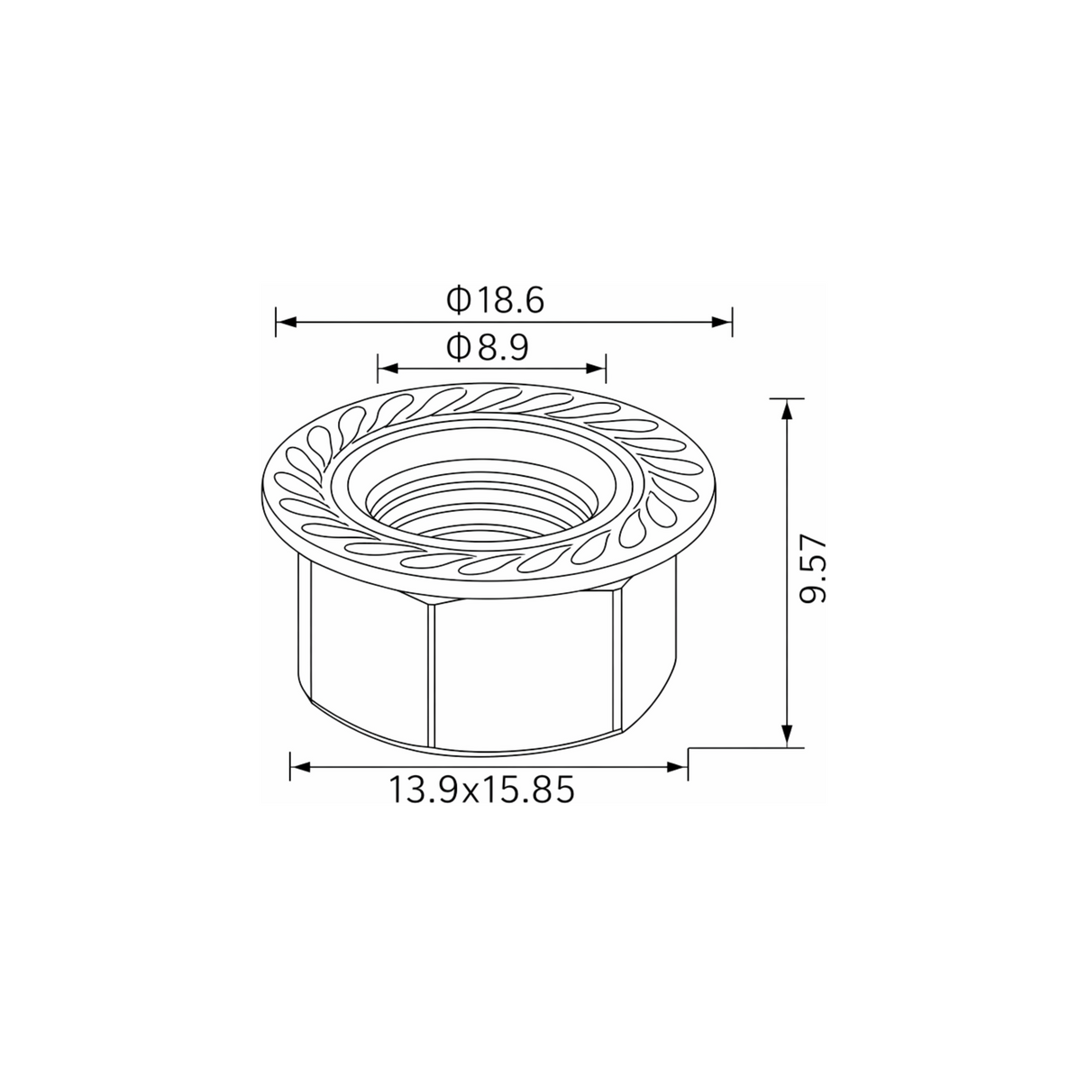 Fästclips Honda Cr-V I/Cr-V II m.fl. – 10-pack