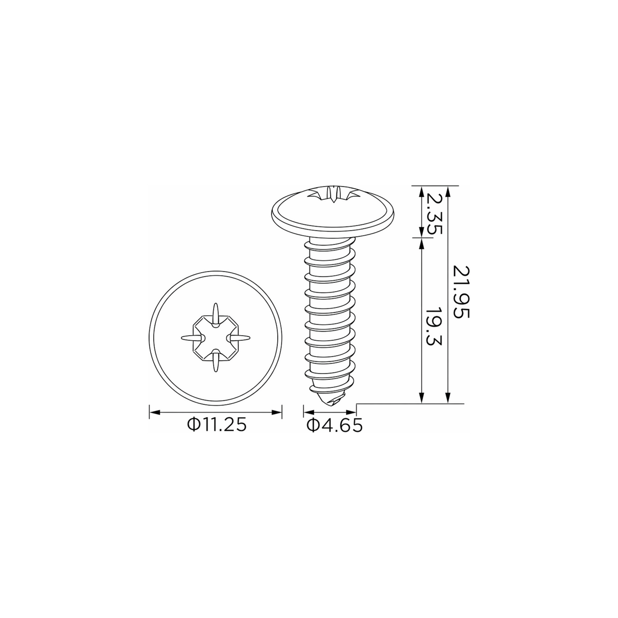 Fästclips Land Rover Freelander I/Freelander I Soft Top m.fl. – 10-pack