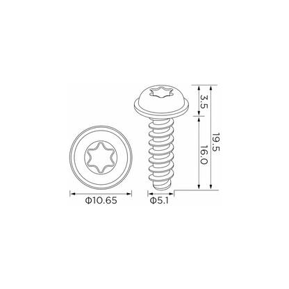 Fästclips Opel Insignia A/Insignia A Sports m.fl. – 10-pack
