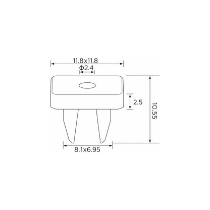 Fästclips Honda Accord III/Accord III Aerodeck m.fl. – 10-pack