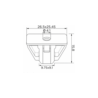 Fästclips Honda Accord VI/Accord VI Coupé – 10-pack