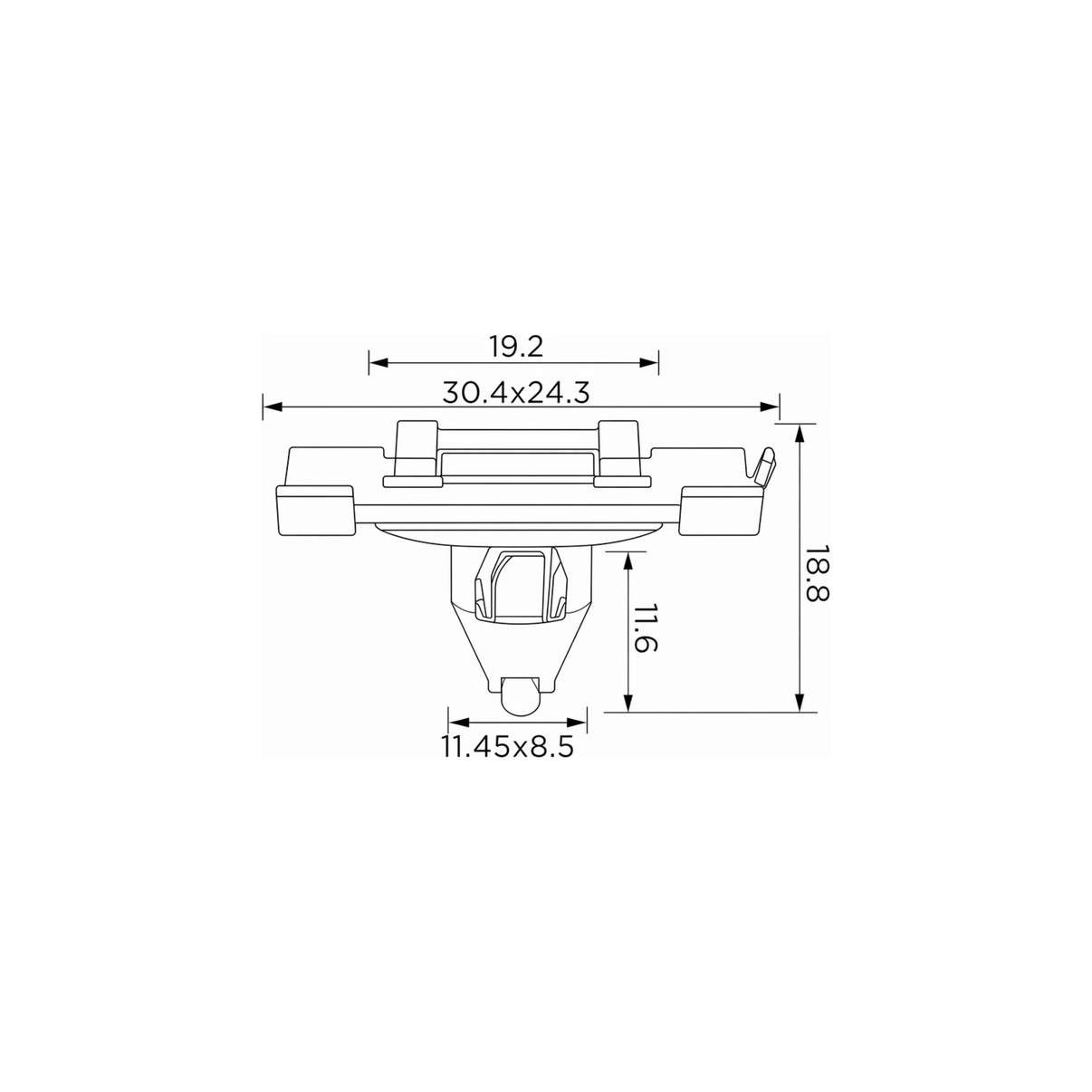 Fästclips Toyota Camry/Solara Coupé m.fl. – 10-pack