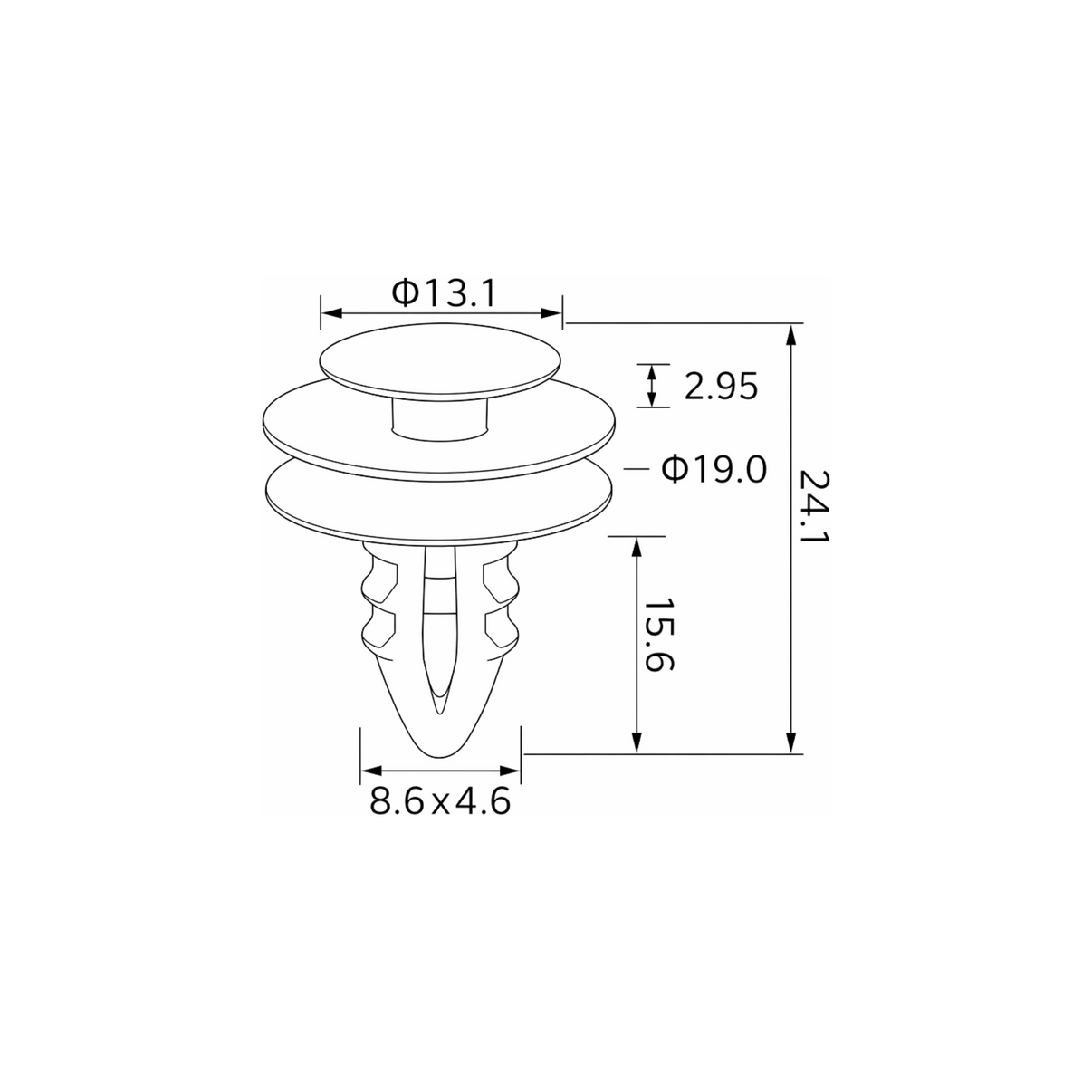 Fästclips – 10-pack