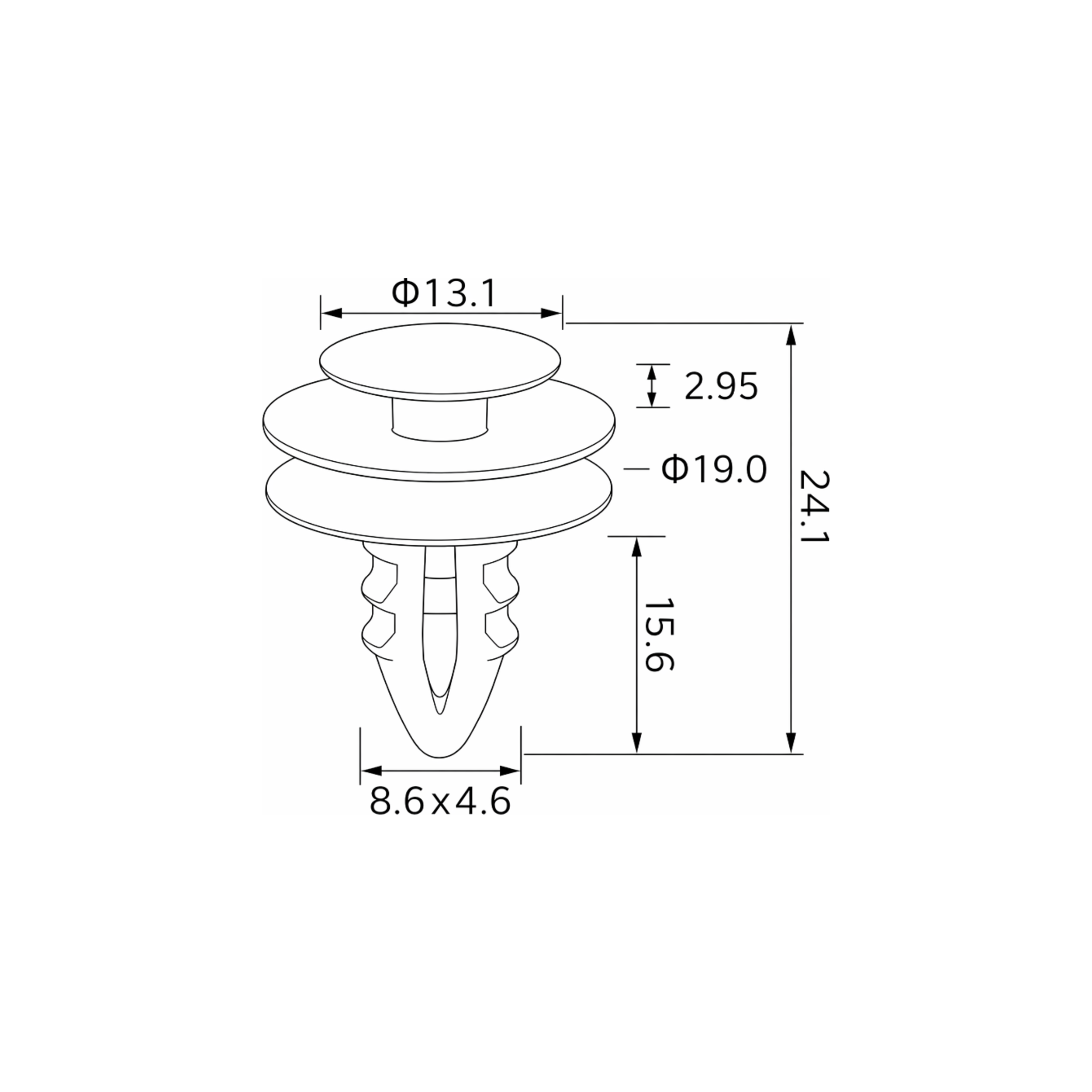 Fästclips – 10-pack