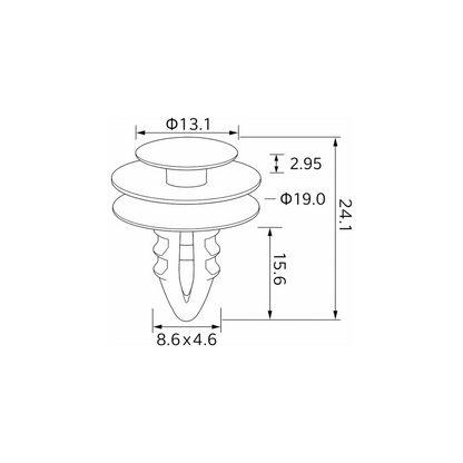 Fästclips – 10-pack