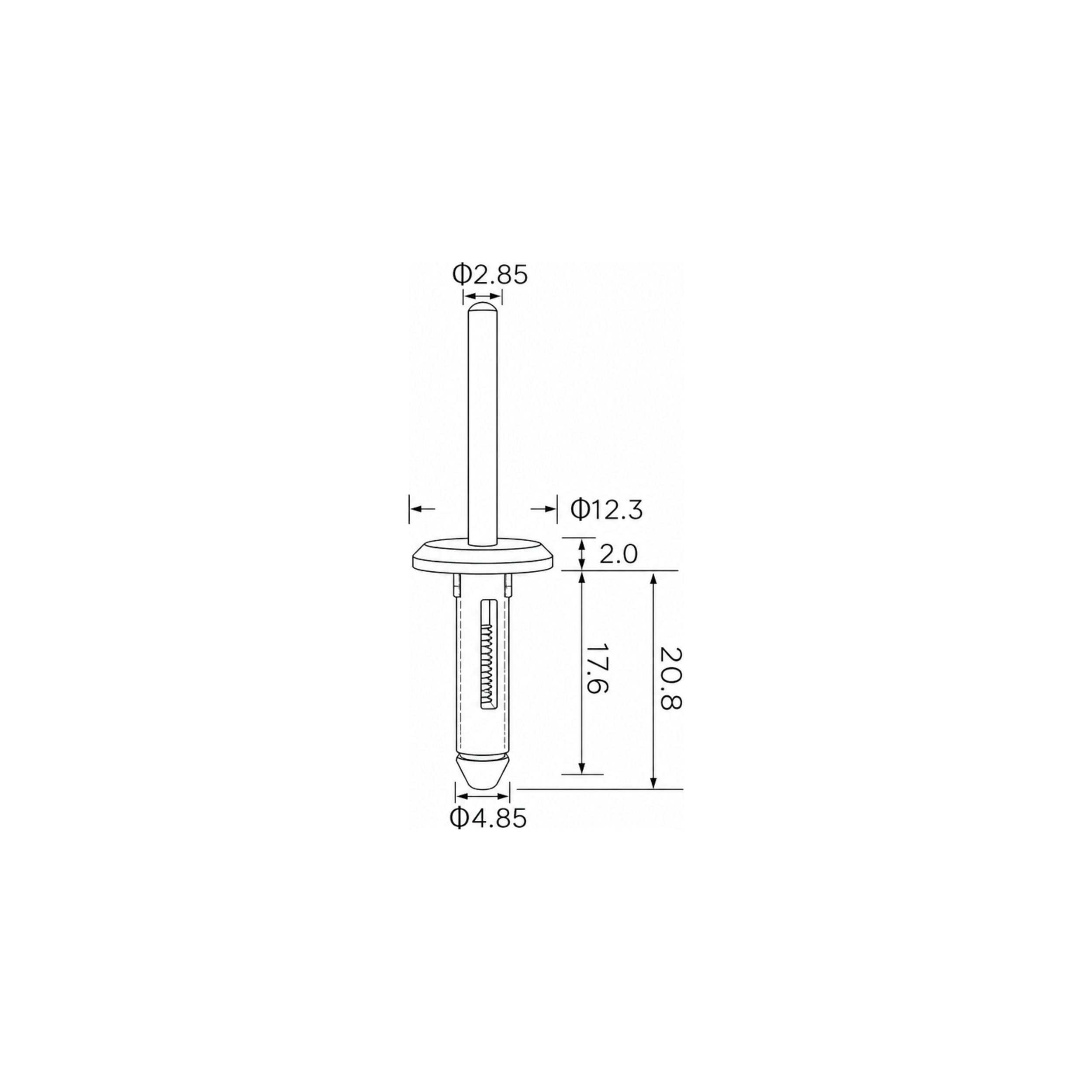 Fästclips Jeep Grand Cherokee IV/Dodge RAM 1500 m.fl. – 10-pack