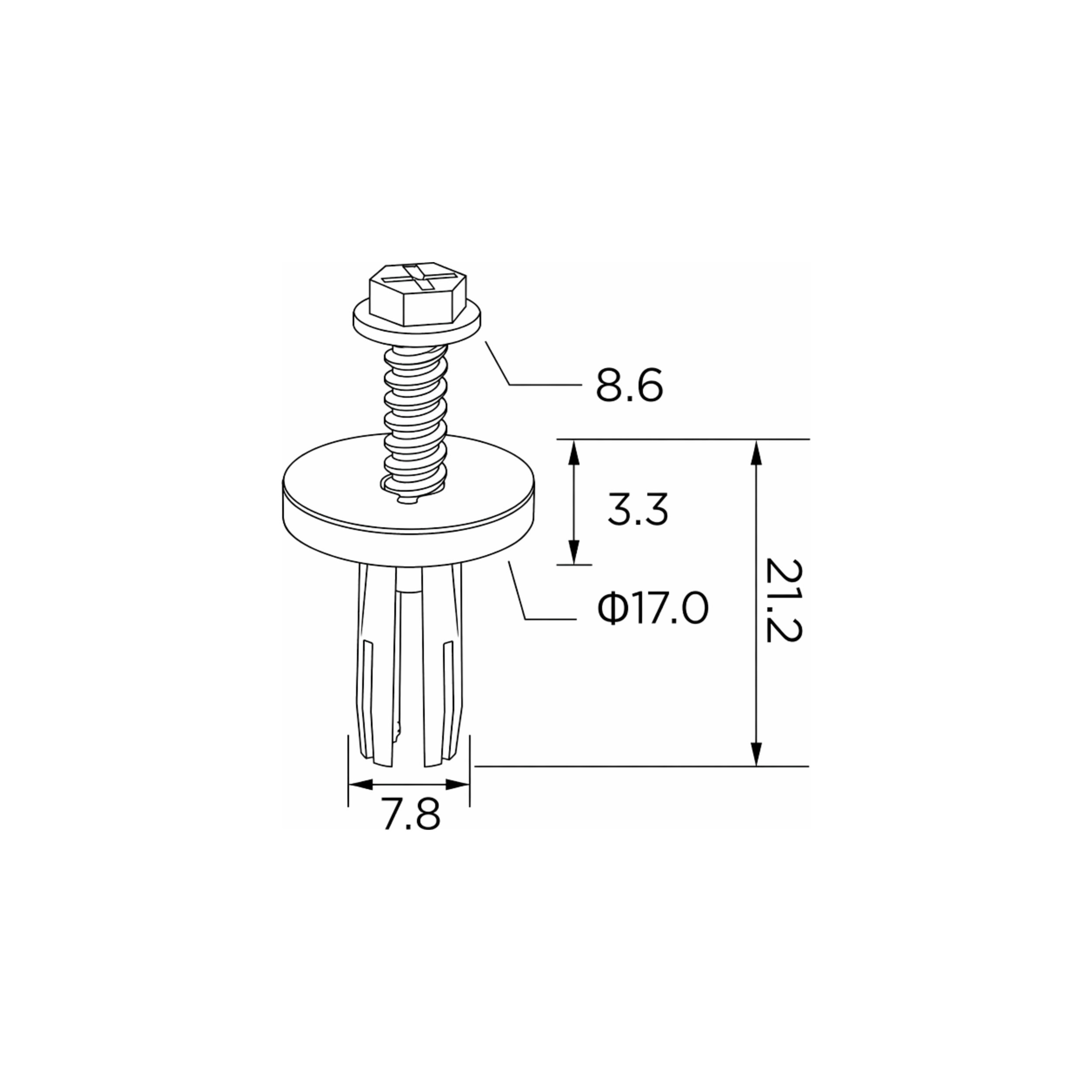 Fästclips Nissan Navara/350Z Coupé m.fl. – 10-pack