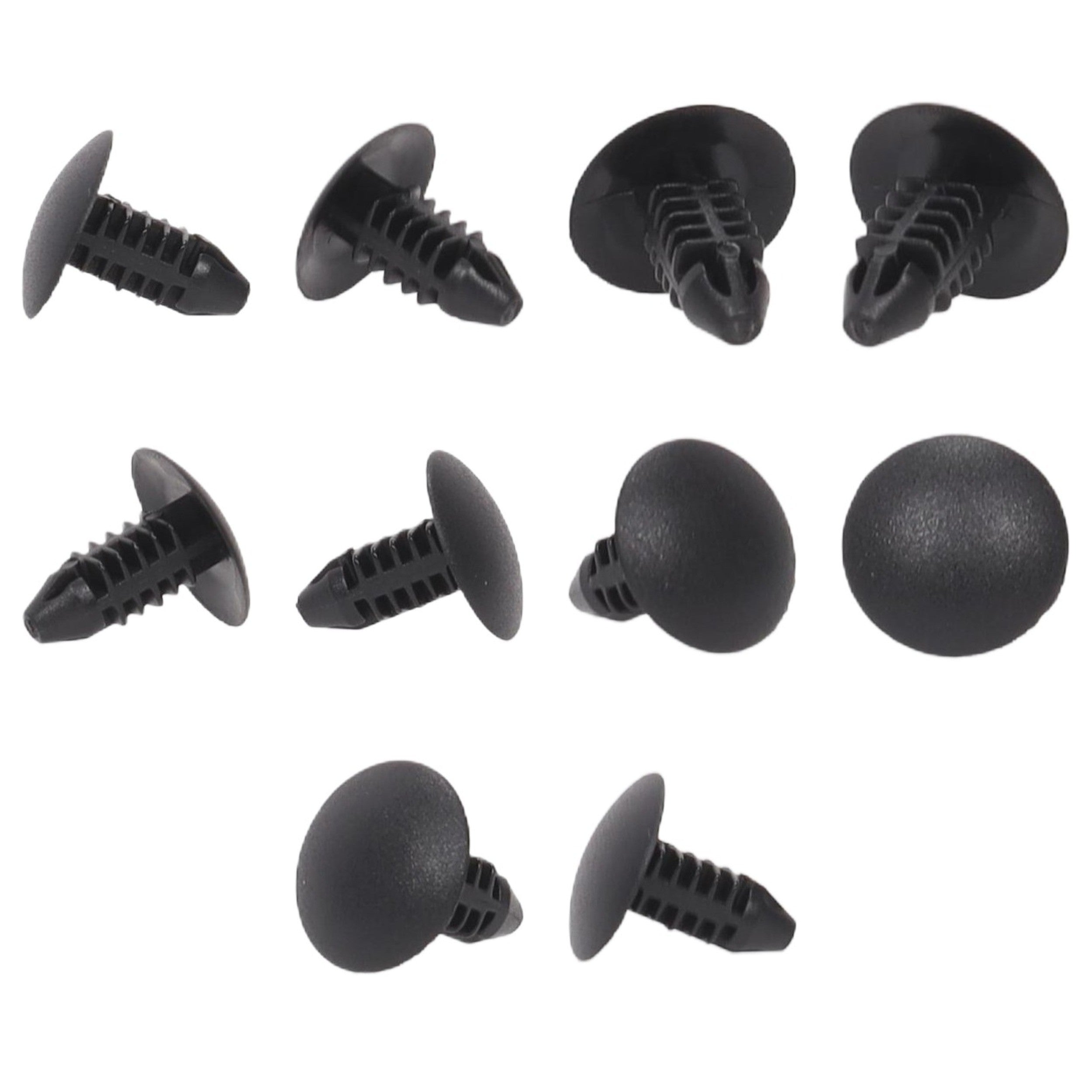 Fästclips – 10-pack – Stabil montering, Fiskbensprofil