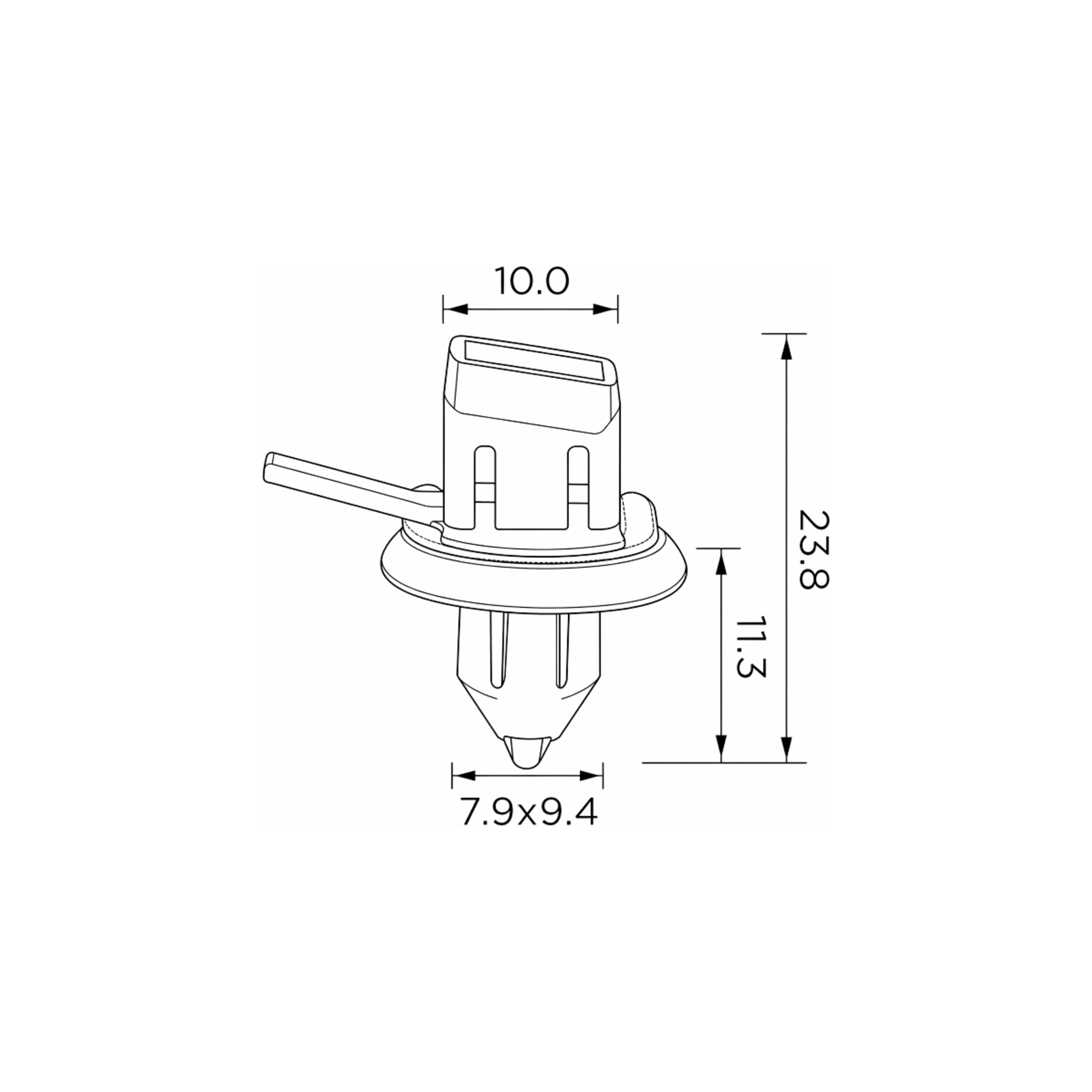 Fästclips Toyota Camry/Avalon m.fl. – 10-pack