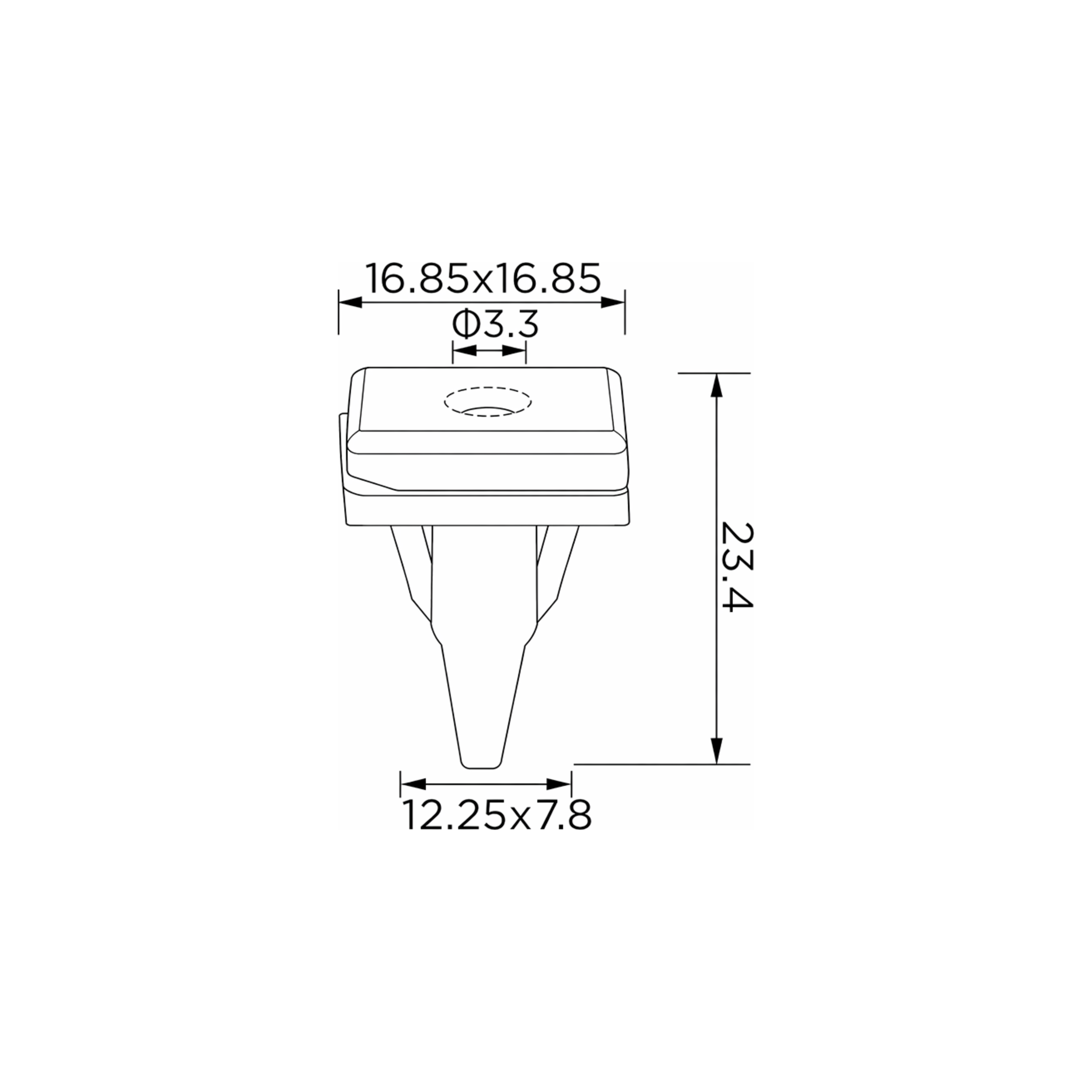 Fästclips Mitsubishi Asx/Galant VIII m.fl. – 10-pack