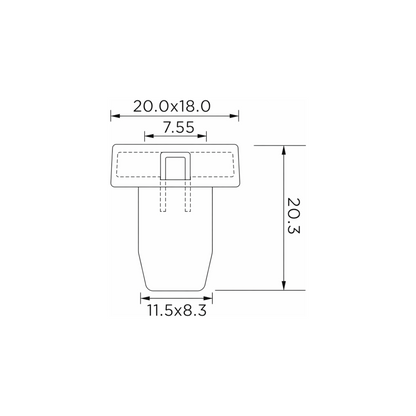 Fästclips Honda Cr-V I/Cr-V II m.fl. – 10-pack