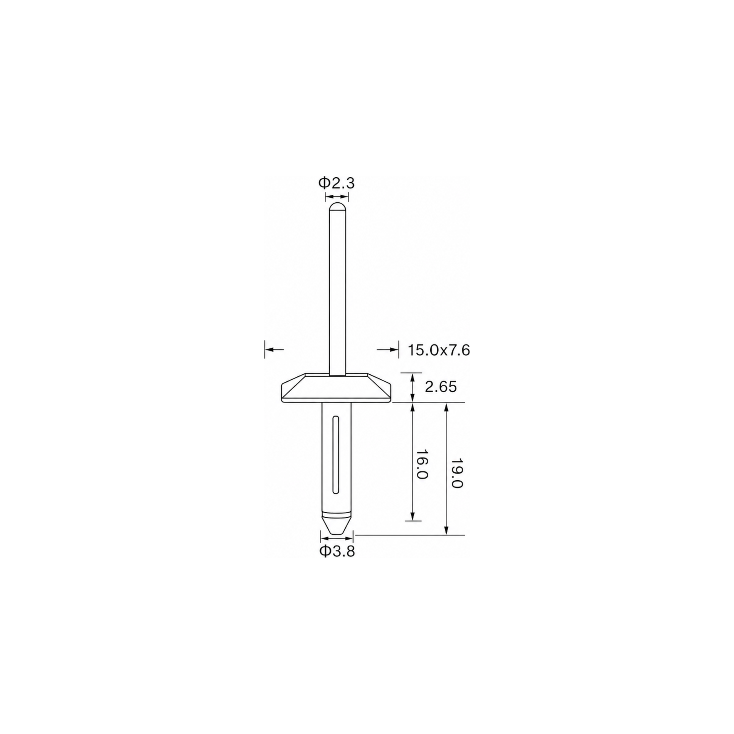 Fästclips Chevrolet Silverado 1500/Silverado 1500 Crew m.fl. – 10-pack – 10-pack