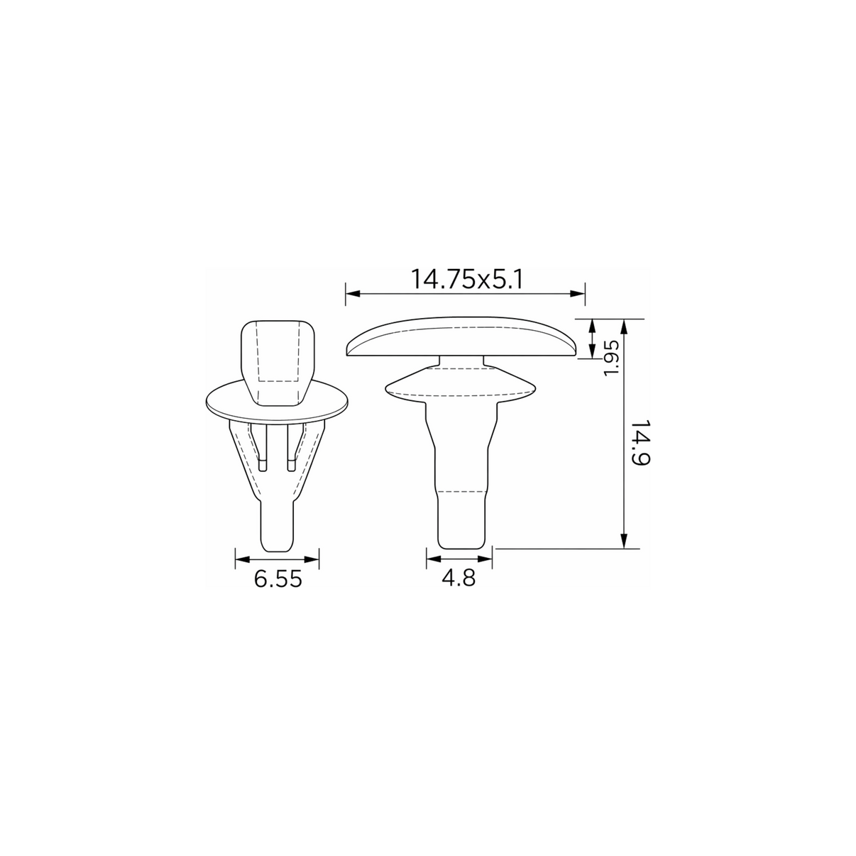 Fästclips Toyota Auris/Avensis m.fl. – 10-pack