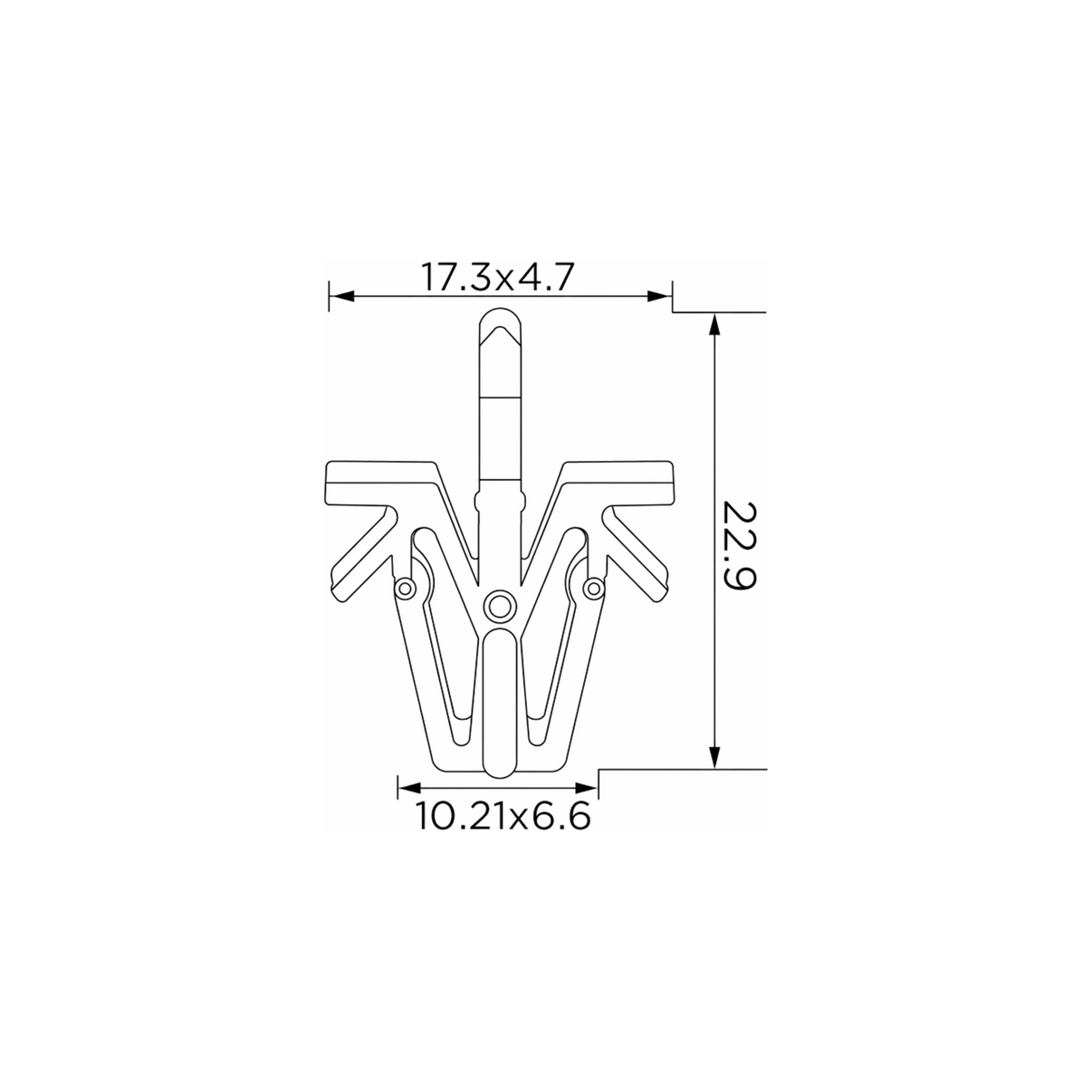 Fästclips Toyota 4 Runner II/4 Runner III m.fl.