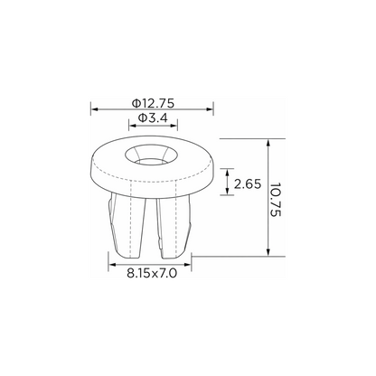 Fästclips Ford Mondeo IV/Mondeo III m.fl. – 10-pack