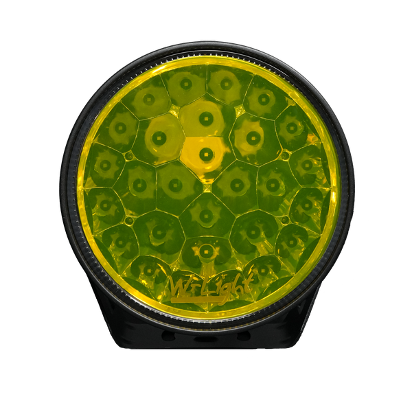 W9 Phoenix 9" DARK EDITION 160W – 5500K – Yellow – närbild detaljer | PHOENIX
