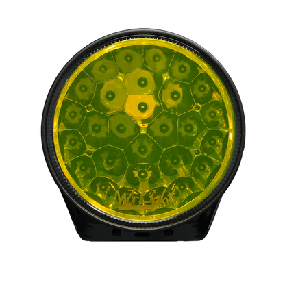 W9 Phoenix 9" DARK EDITION 160W – 5500K – Yellow – närbild detaljer | PHOENIX