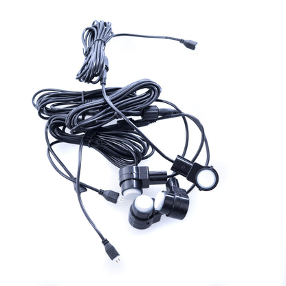 Parkeringssensor med display – Vit – ultraljudssensor – 4 sensorer – 4x 2,5 m