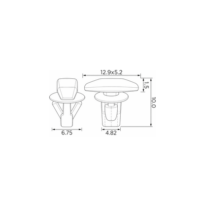 Fästclips Chrysler Cirrus/Sebring m.fl.