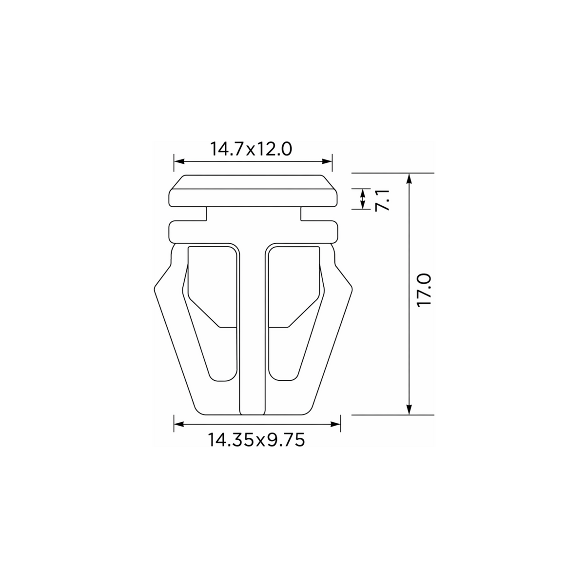 Fästclips Honda CIVIC V/CIVIC VI m.fl. – 10-pack