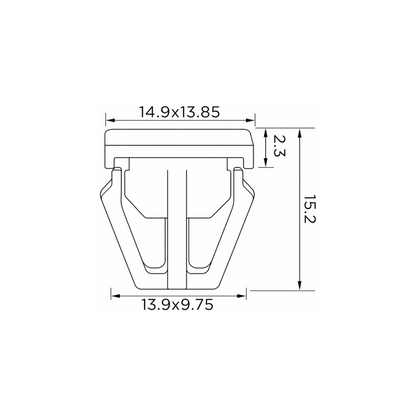 Fästclips Honda CIVIC VI/Cr-V II m.fl. – 10-pack