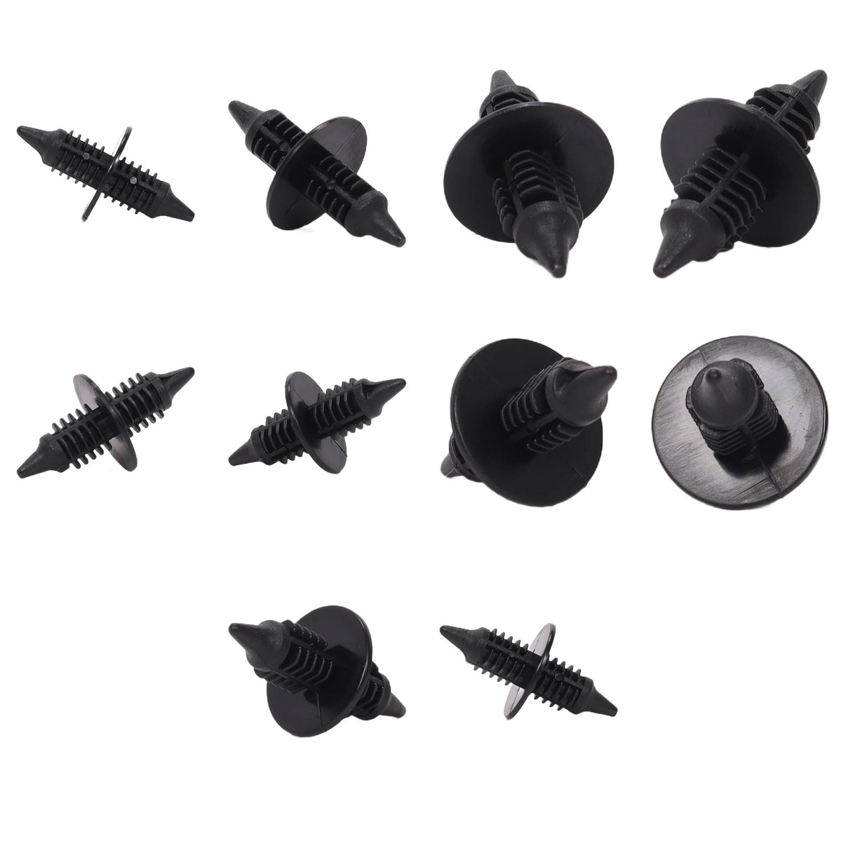 Fästclips – 10-pack – Stabil montering, Fiskbensprofil