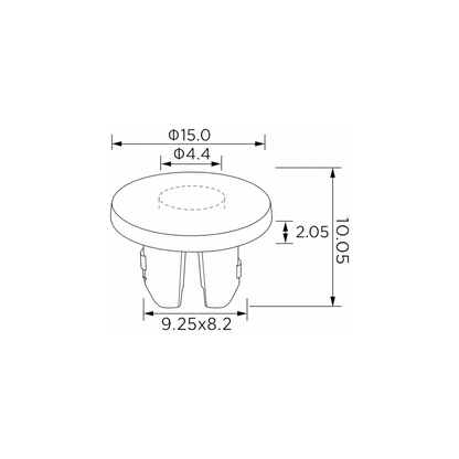 Fästclips – 10-pack