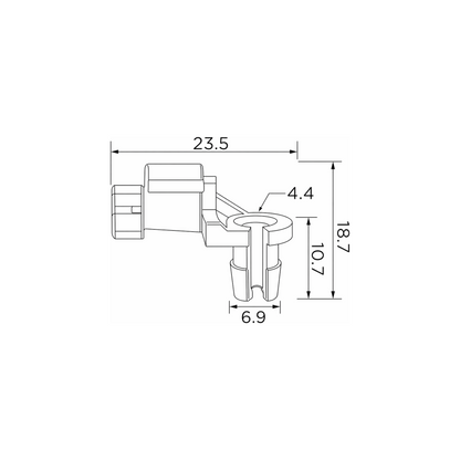 Fästclips – 10-pack