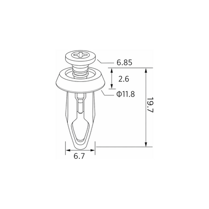 Fästclips – 10-pack