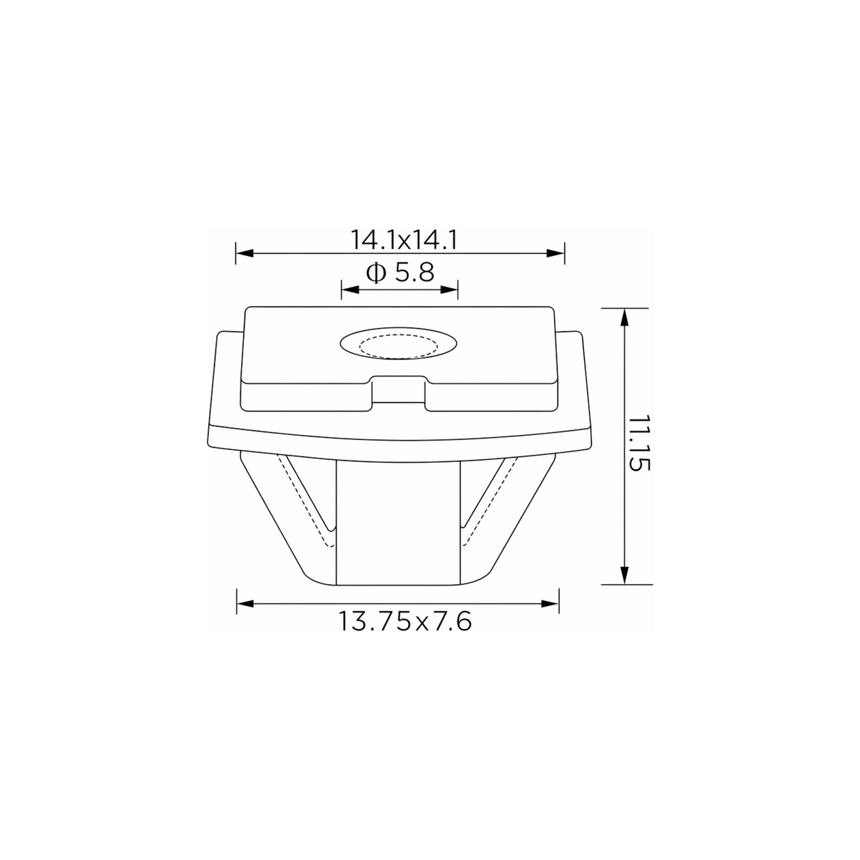 Fästclips Hyundai Equus/Centennial/Elantra III m.fl. – 10-pack
