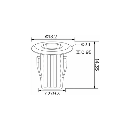 Fästclips – 10-pack