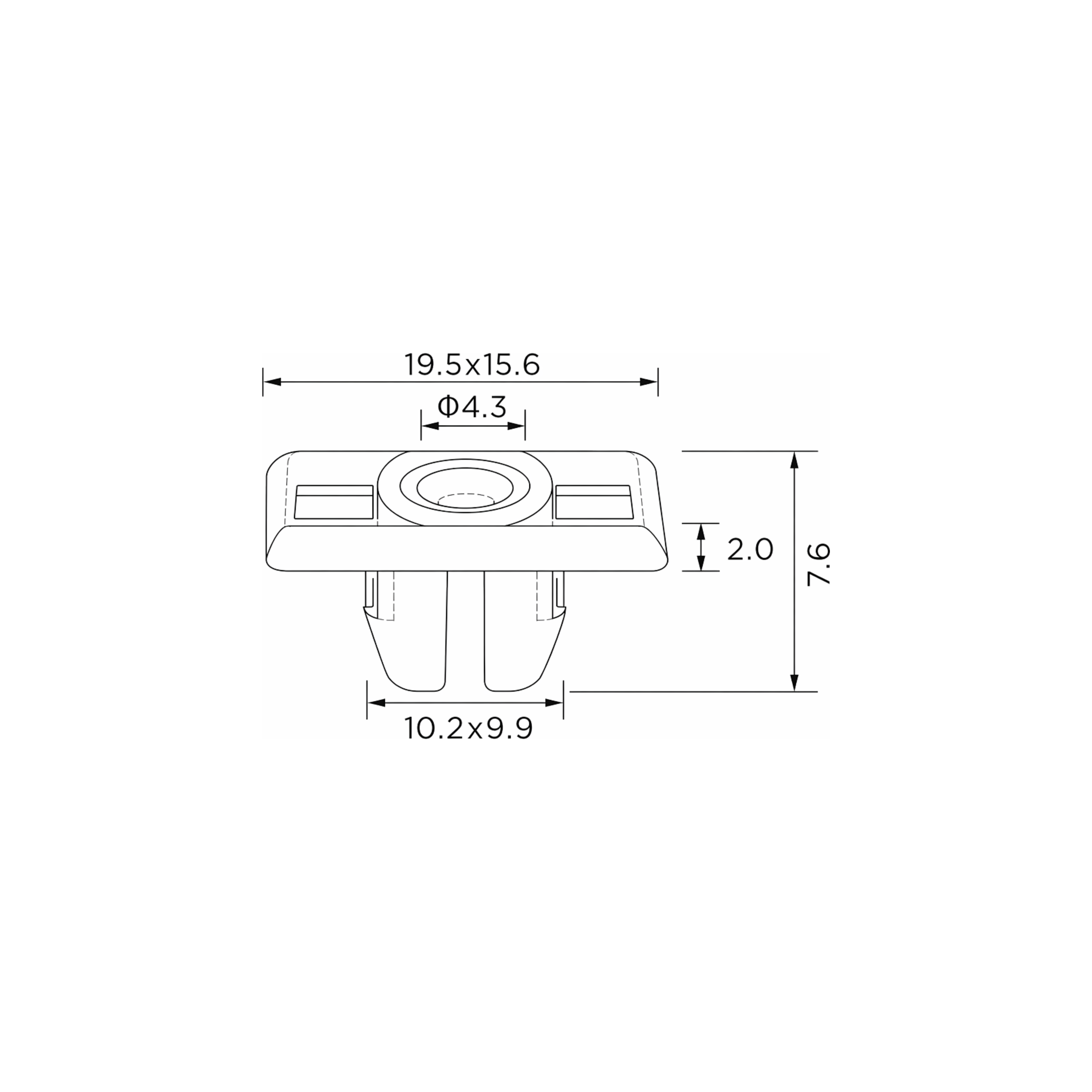 Fästclips – 10-pack