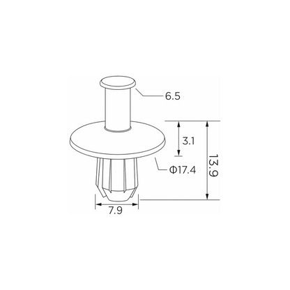 Fästclips – 10-pack