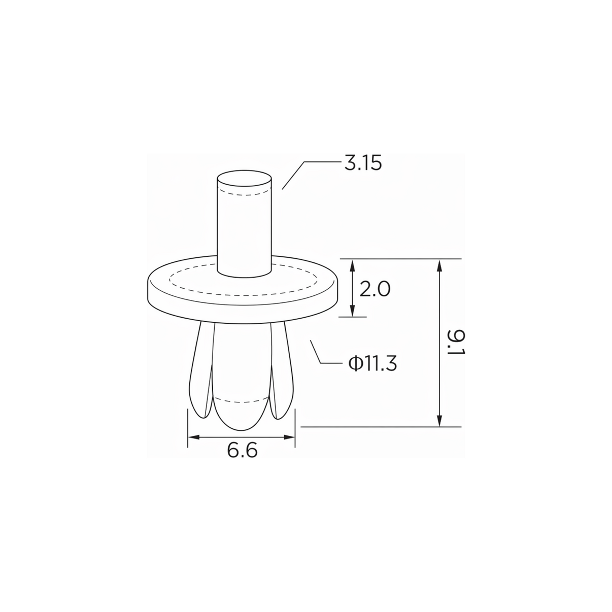 Fästclips – 10-pack