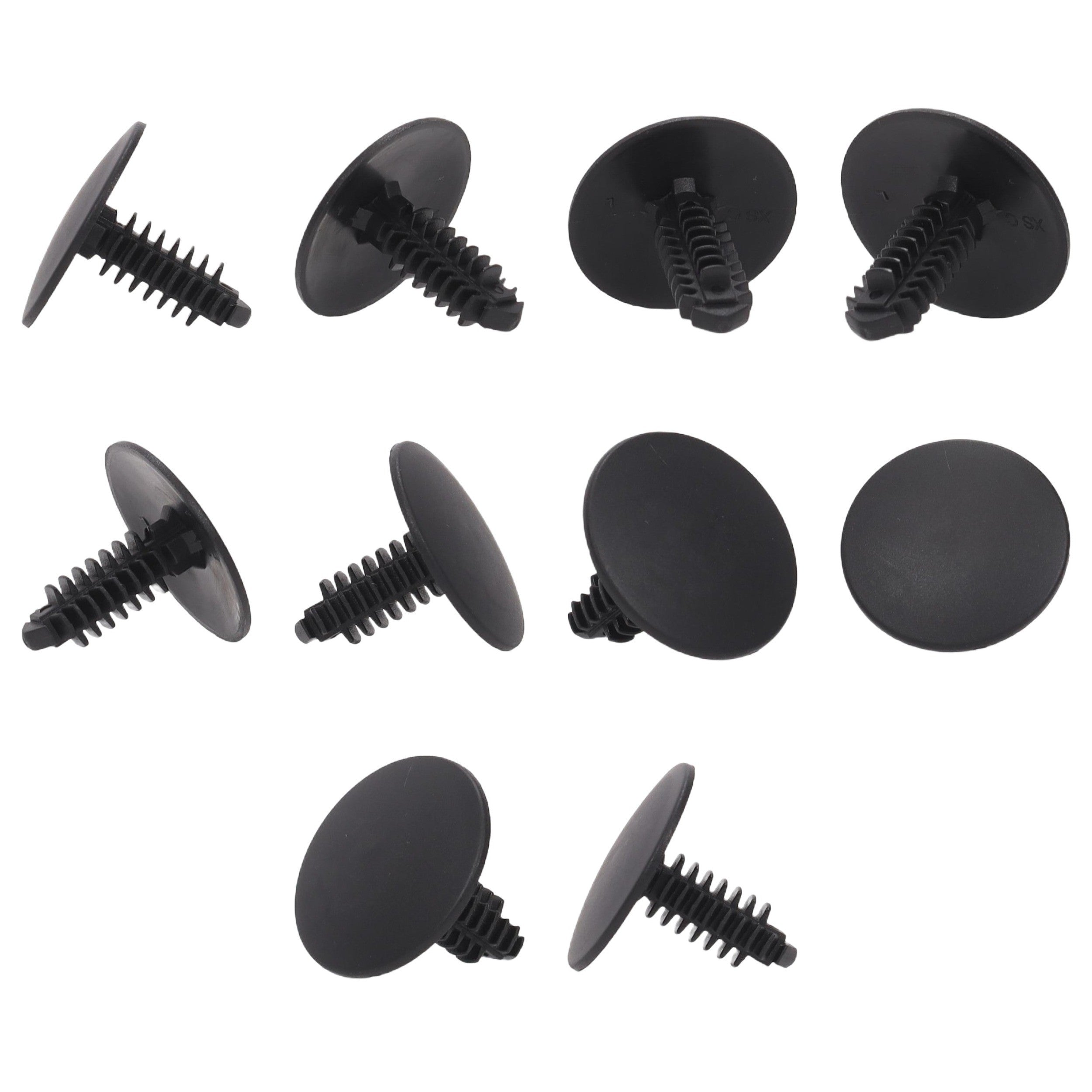 Fästclips – 10-pack – Stabil montering, Fiskbensprofil