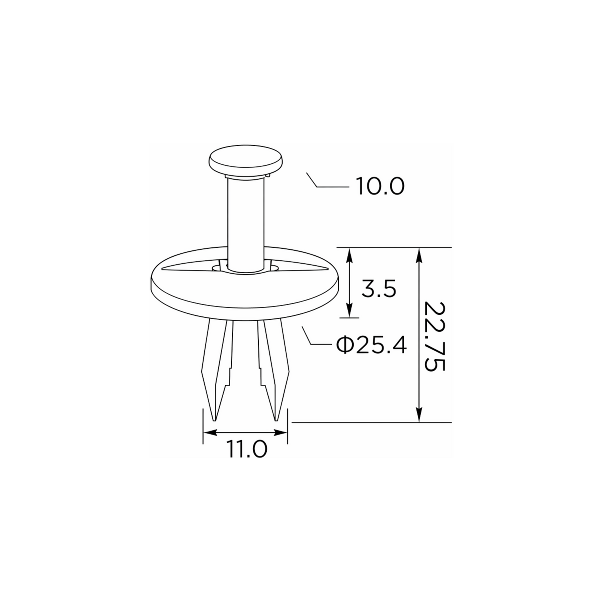 Fästclips – 10-pack