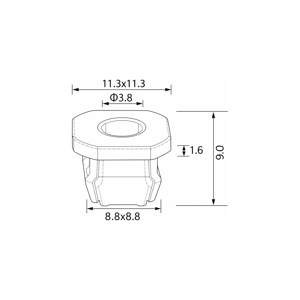 Fästclips – 10-pack
