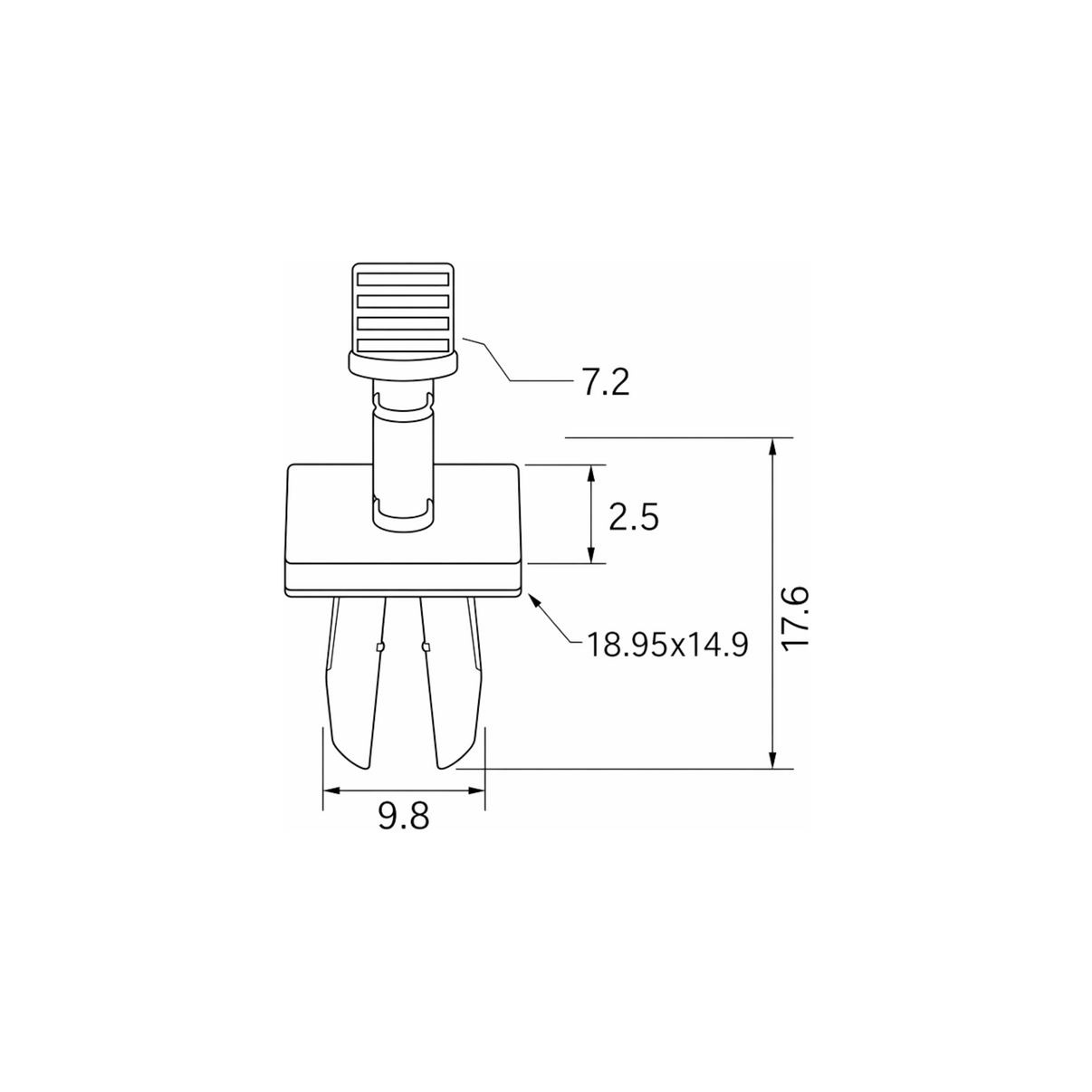 Fästclips – 10-pack
