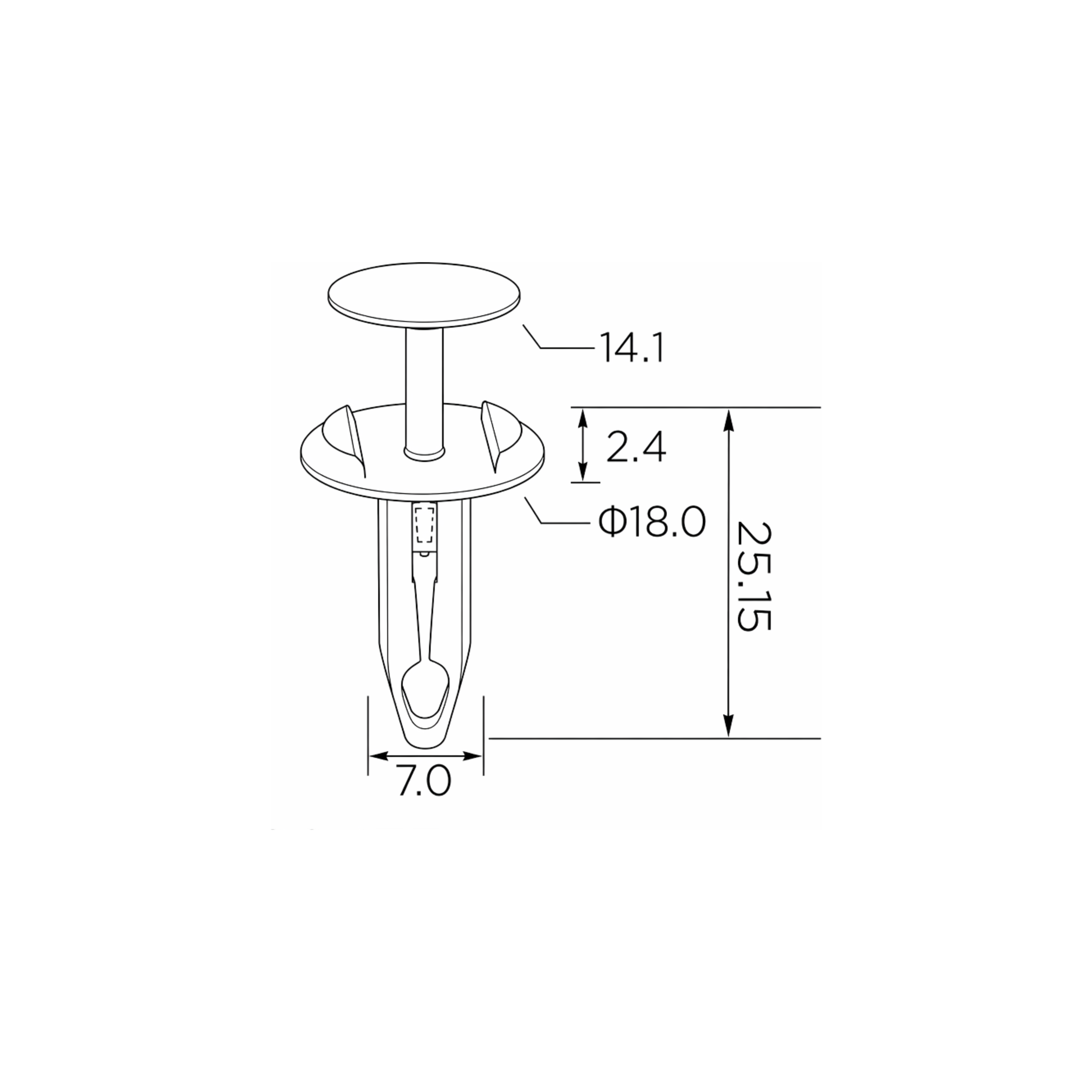 Fästclips – 10-pack