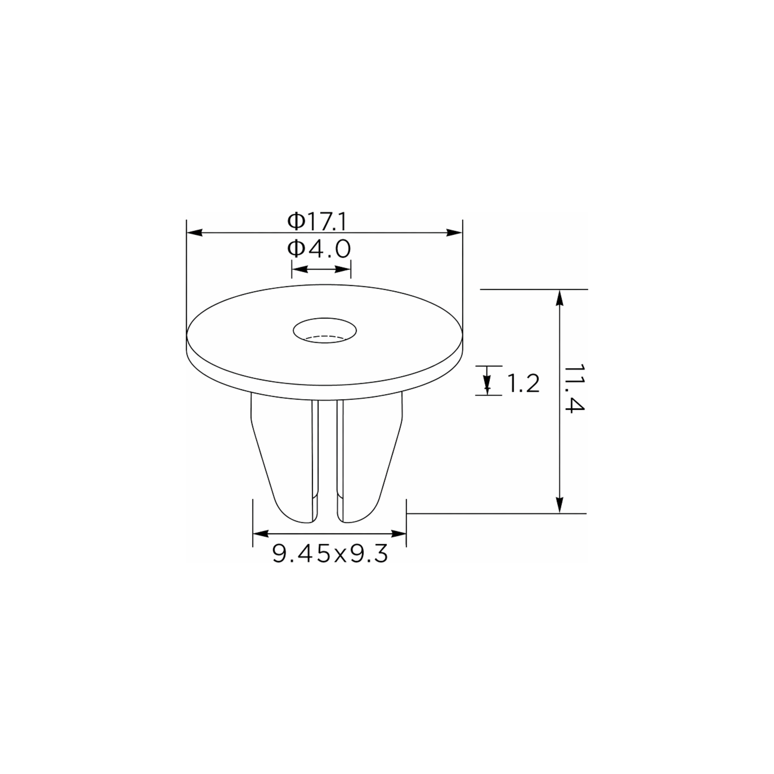 Fästclips Lexus Ct/Is I m.fl. – 10-pack