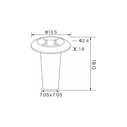 Fästclips – 10-pack