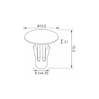 Fästclips – 10-pack