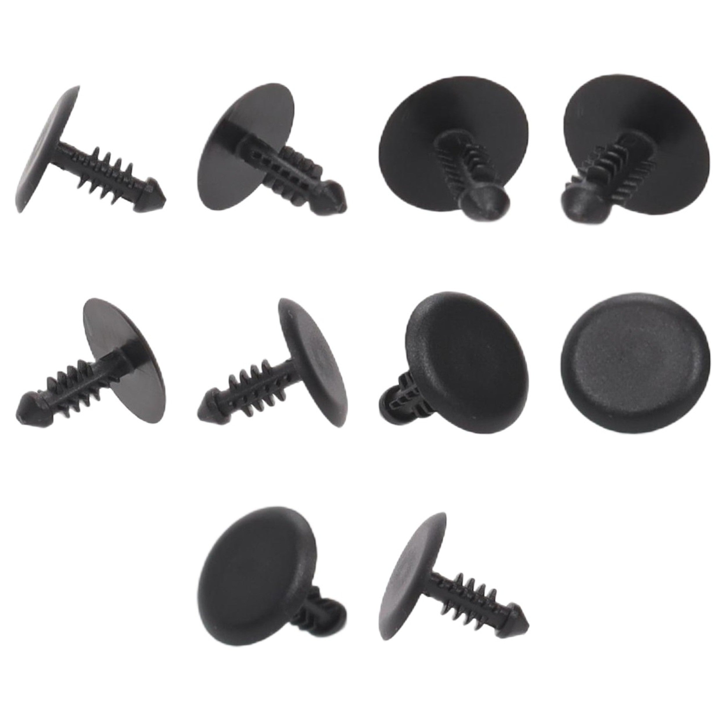 Fästclips – 10-pack – Stabil montering, Fiskbensprofil