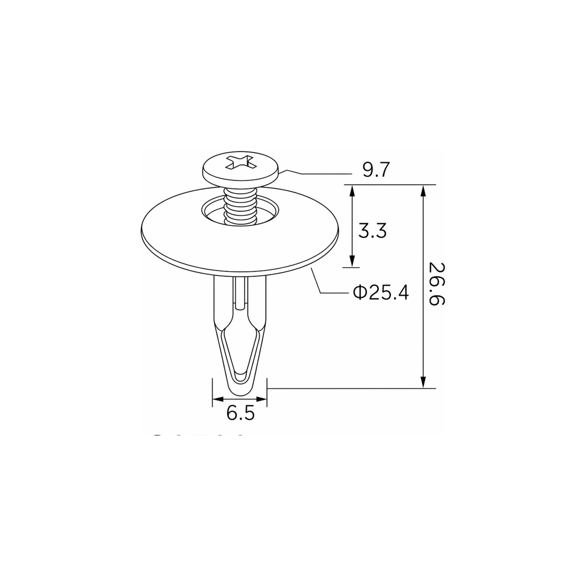 Fästclips – 10-pack