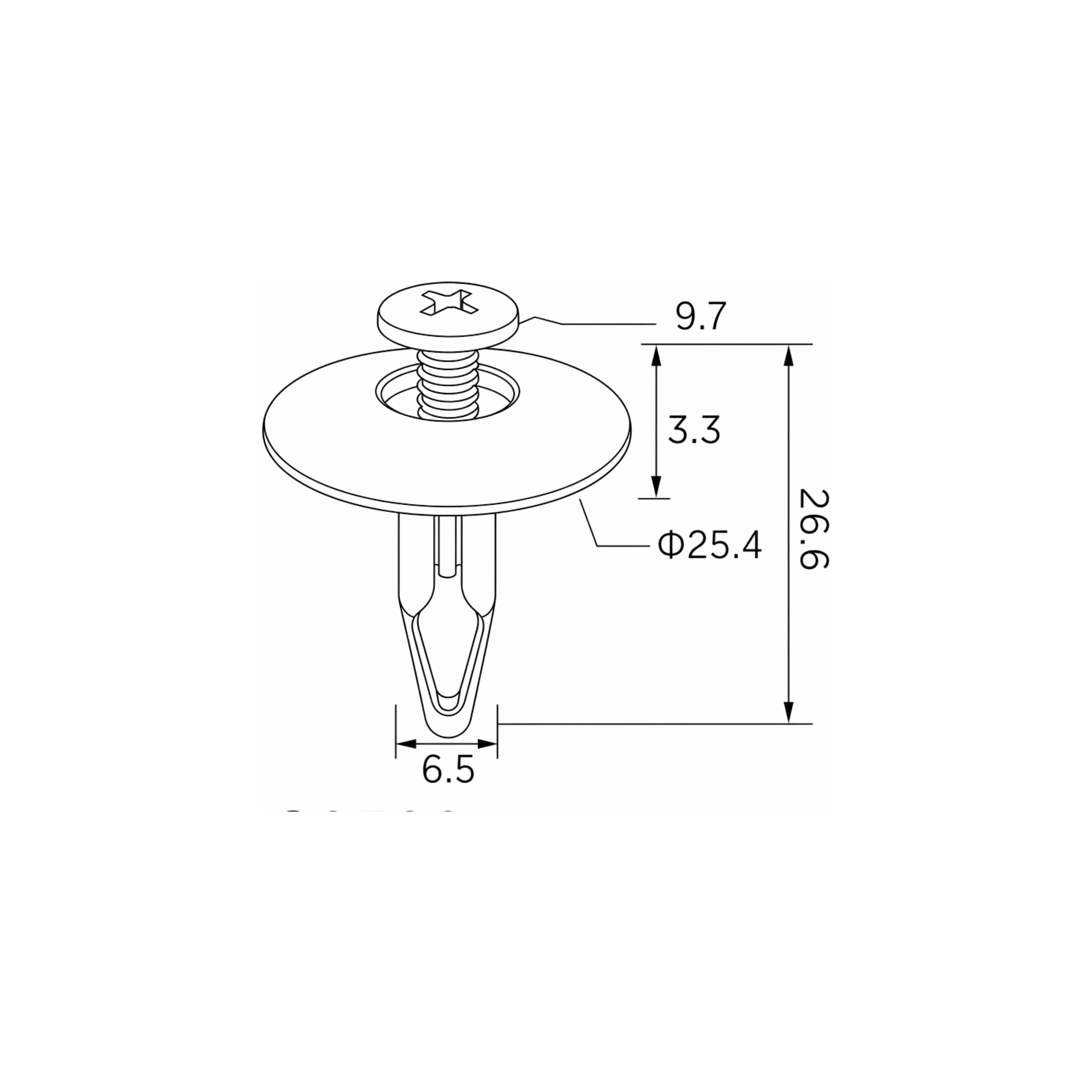 Fästclips – 10-pack