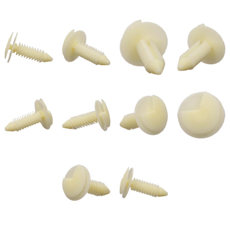 Fästclips – 10-pack – Stabil montering, Fiskbensprofil