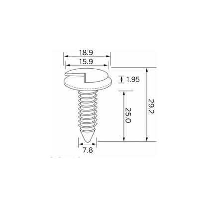 Fästclips – 10-pack – Stabil montering, Fiskbensprofil