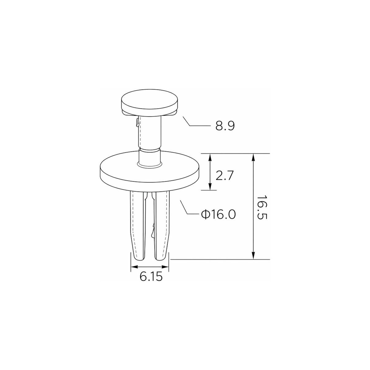 Fästclips – 10-pack