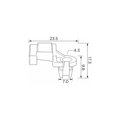 Fästclips – 10-pack